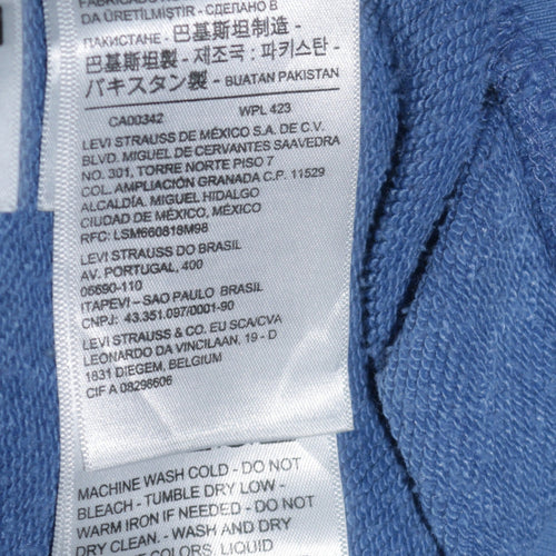 Levi's Men's Blue Relaxed Fit Pullover Hoodie Size M