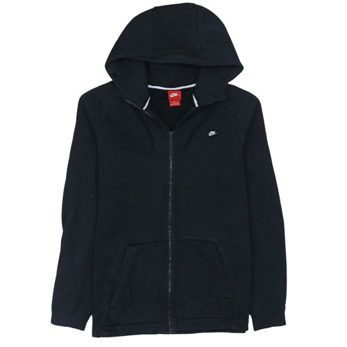 Nike Men's Black Full Zip Hoodie Size M Fleece Sportswear