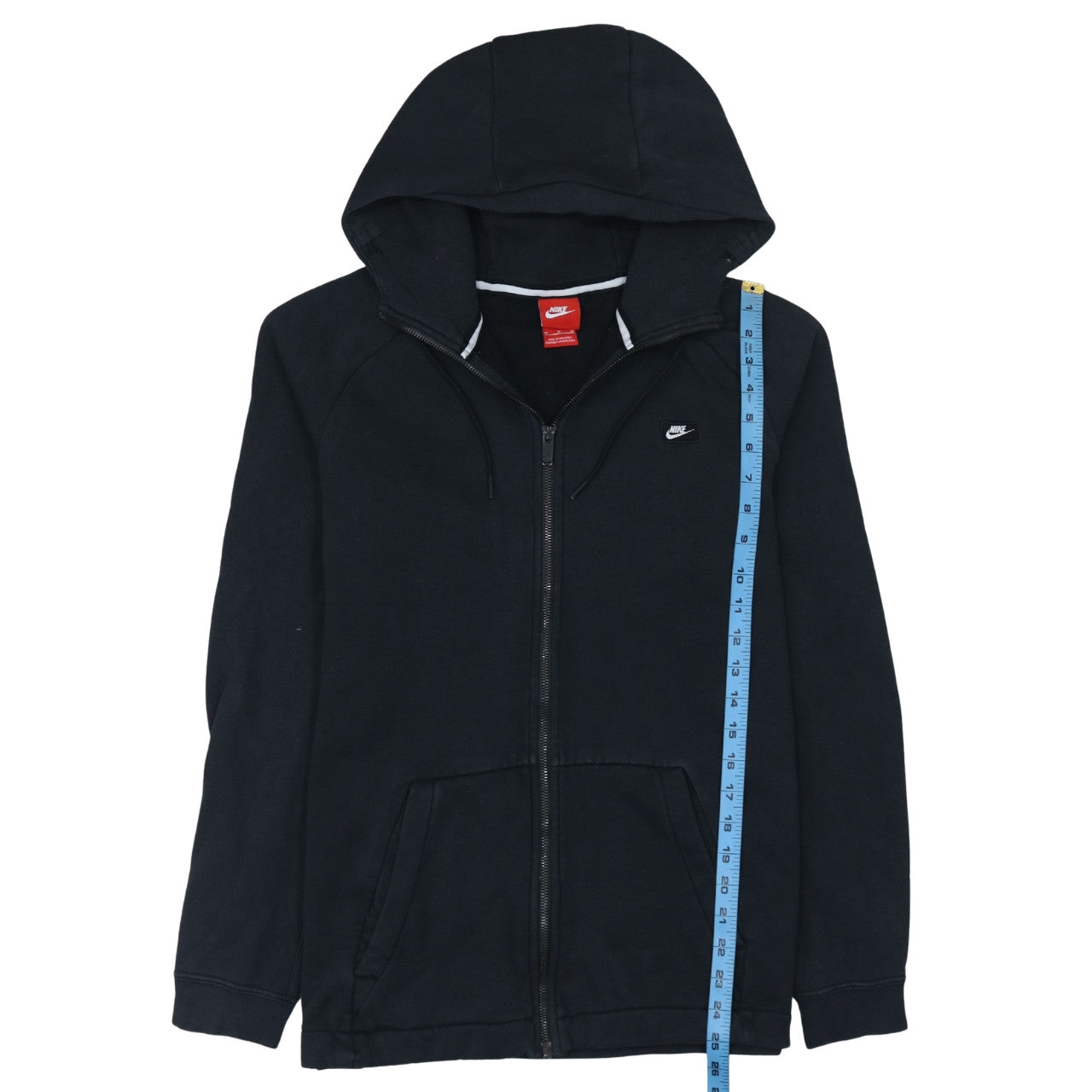 Nike Men's Black Full Zip Hoodie Size M Fleece Sportswear