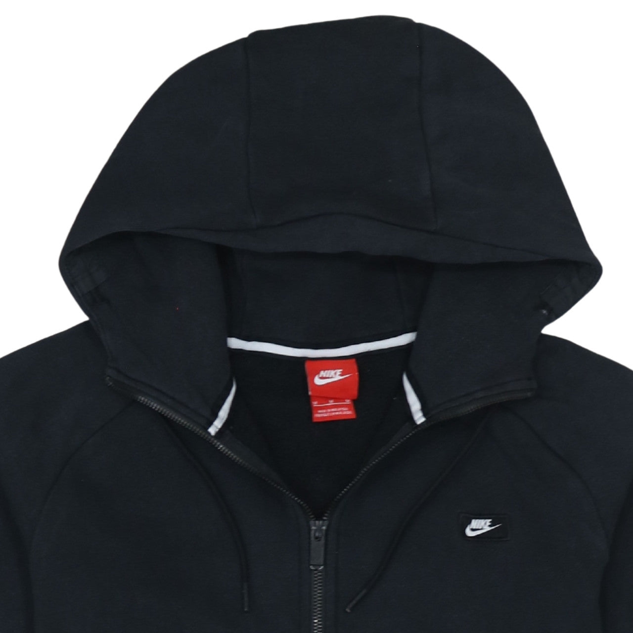 Nike Men's Black Full Zip Hoodie Size M Fleece Sportswear