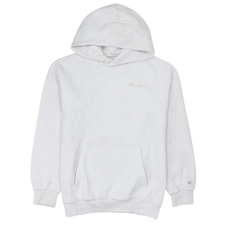 Champion Boys White Pullover Hoodie Size 11-12 Years Cotton Blend