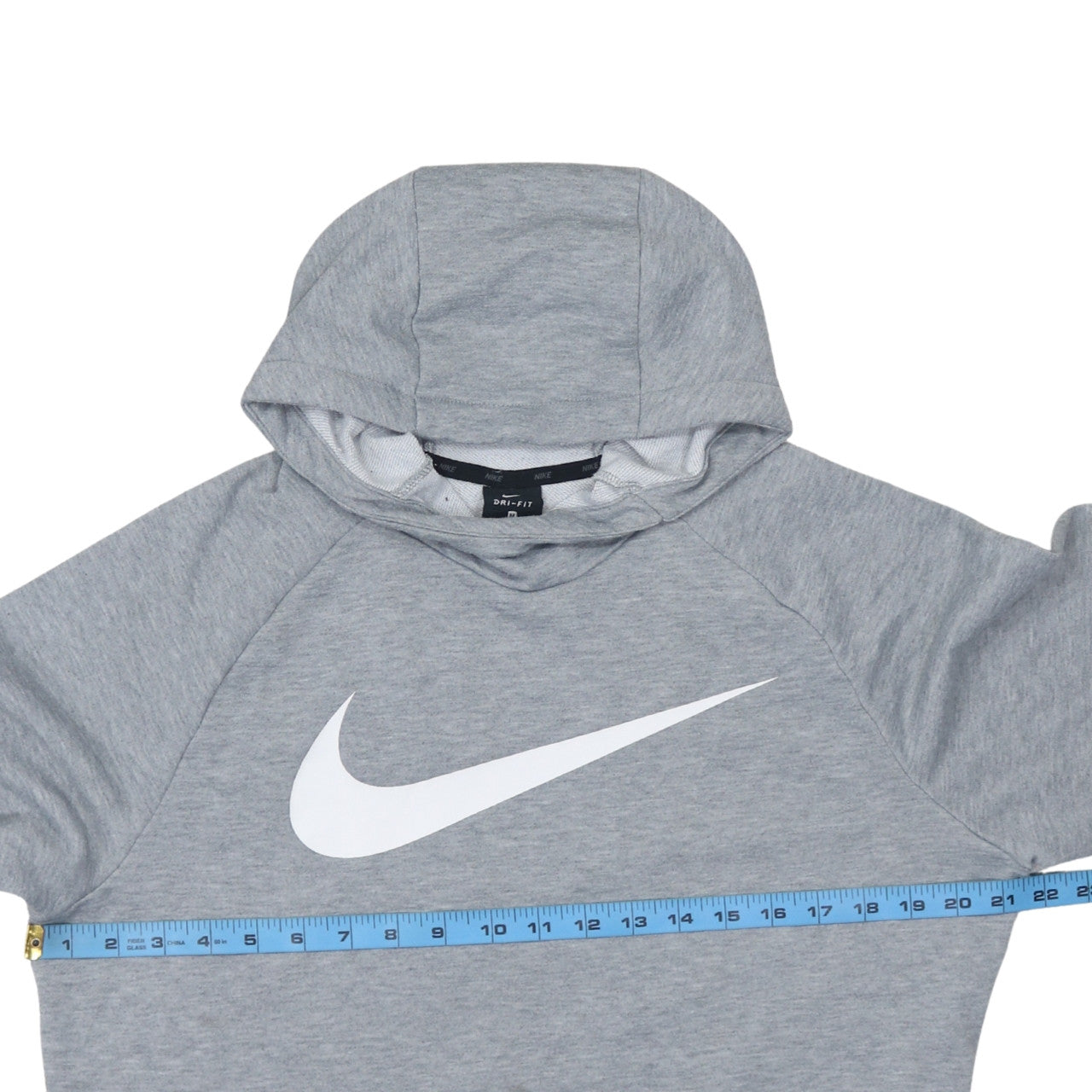 Nike Men's Grey Dri-Fit Pullover Hoodie M Sportswear