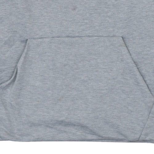 Nike Men's Grey Dri-Fit Pullover Hoodie M Sportswear
