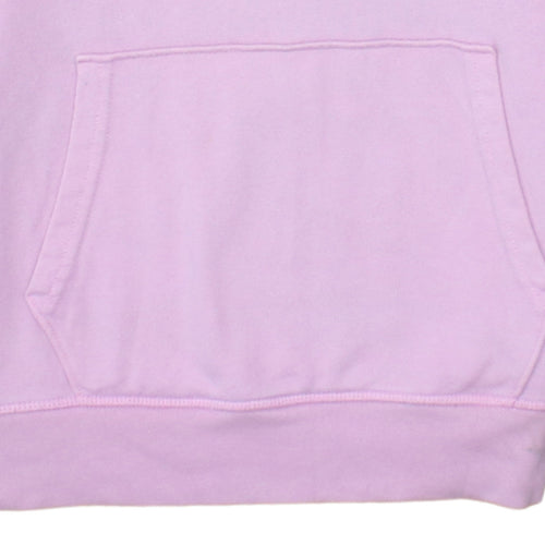 Levi's Womens Pink Pullover Hoodie Logo Print Size S Casual