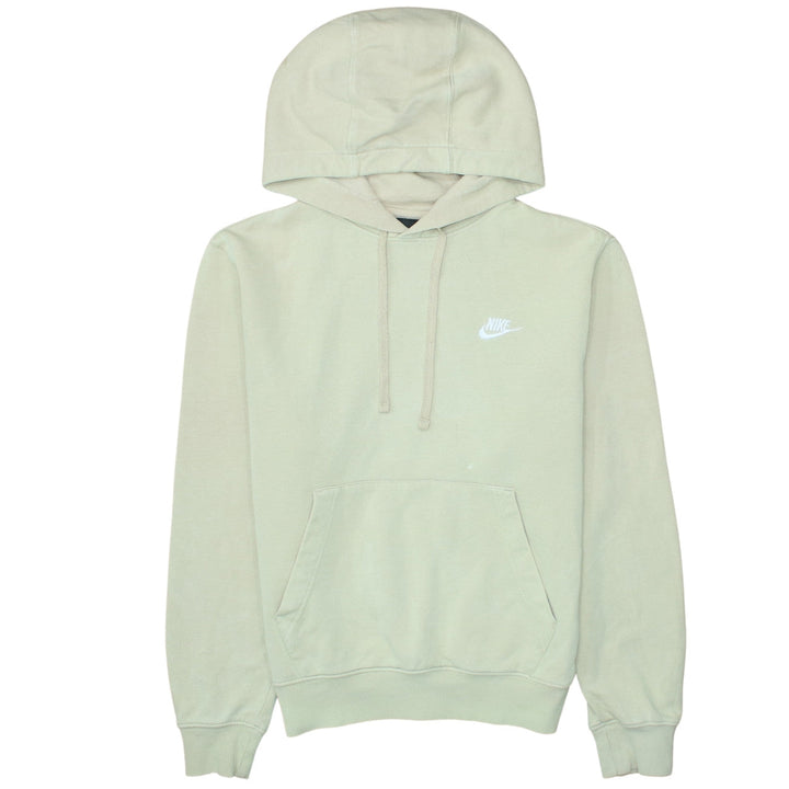 Nike Women's Beige XS Pullover Hoodie with Logo Detail