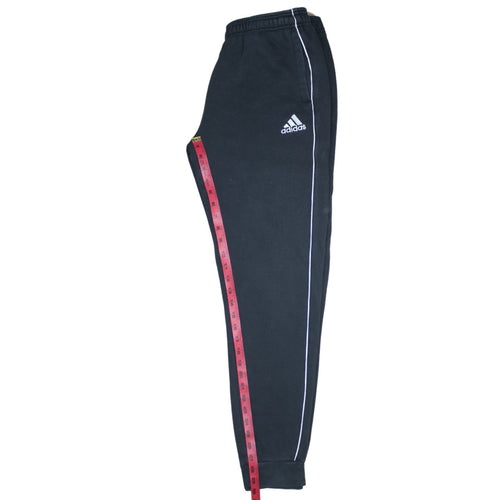 Adidas Boys Black Jogger Sweatpants 15-16 Years Elastic Waist Fleece