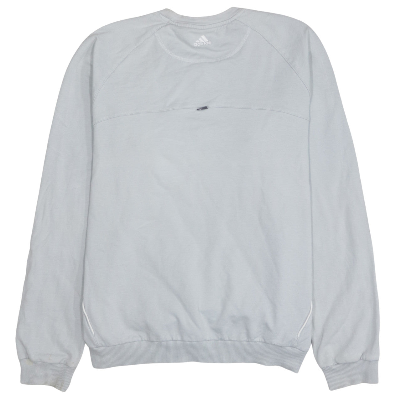 Adidas Men Grey XL Pullover Crew Neck Sweatshirt Sports Style