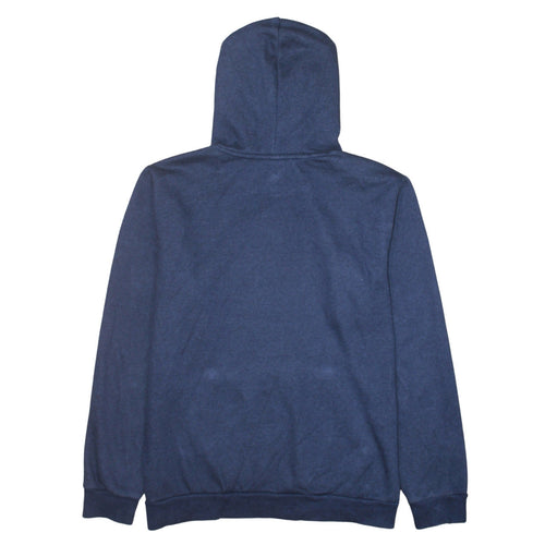 Puma Men's Blue Pullover Hoodie Medium Fleece Logo Sportswear