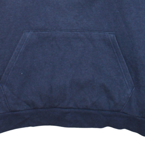 Puma Men's Blue Pullover Hoodie Medium Fleece Logo Sportswear