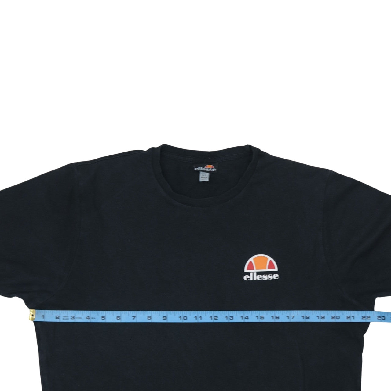 Ellesse Men's Black Cotton Crew Neck Short Sleeve T-Shirt Size L