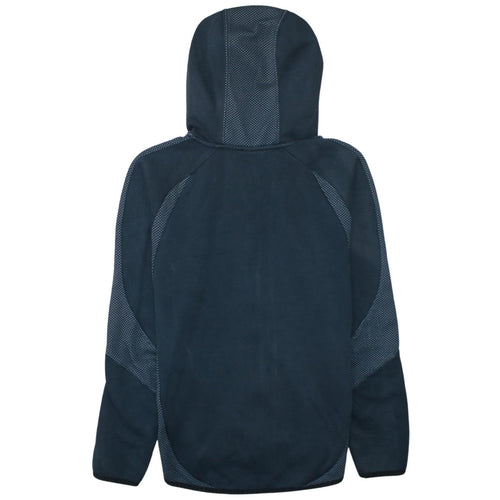 Puma Men's Blue Full Zip Hoodie Size S Hooded Sports Sweatshirt