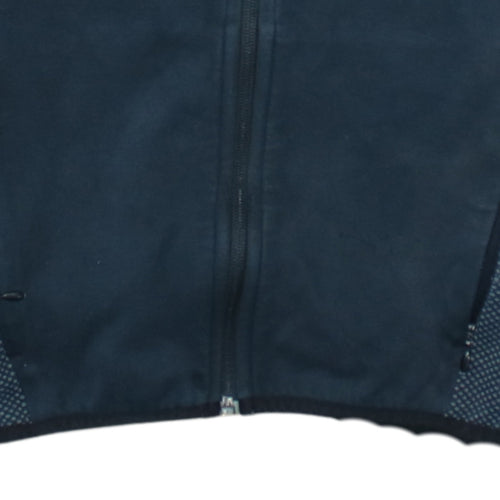 Puma Men's Blue Full Zip Hoodie Size S Hooded Sports Sweatshirt