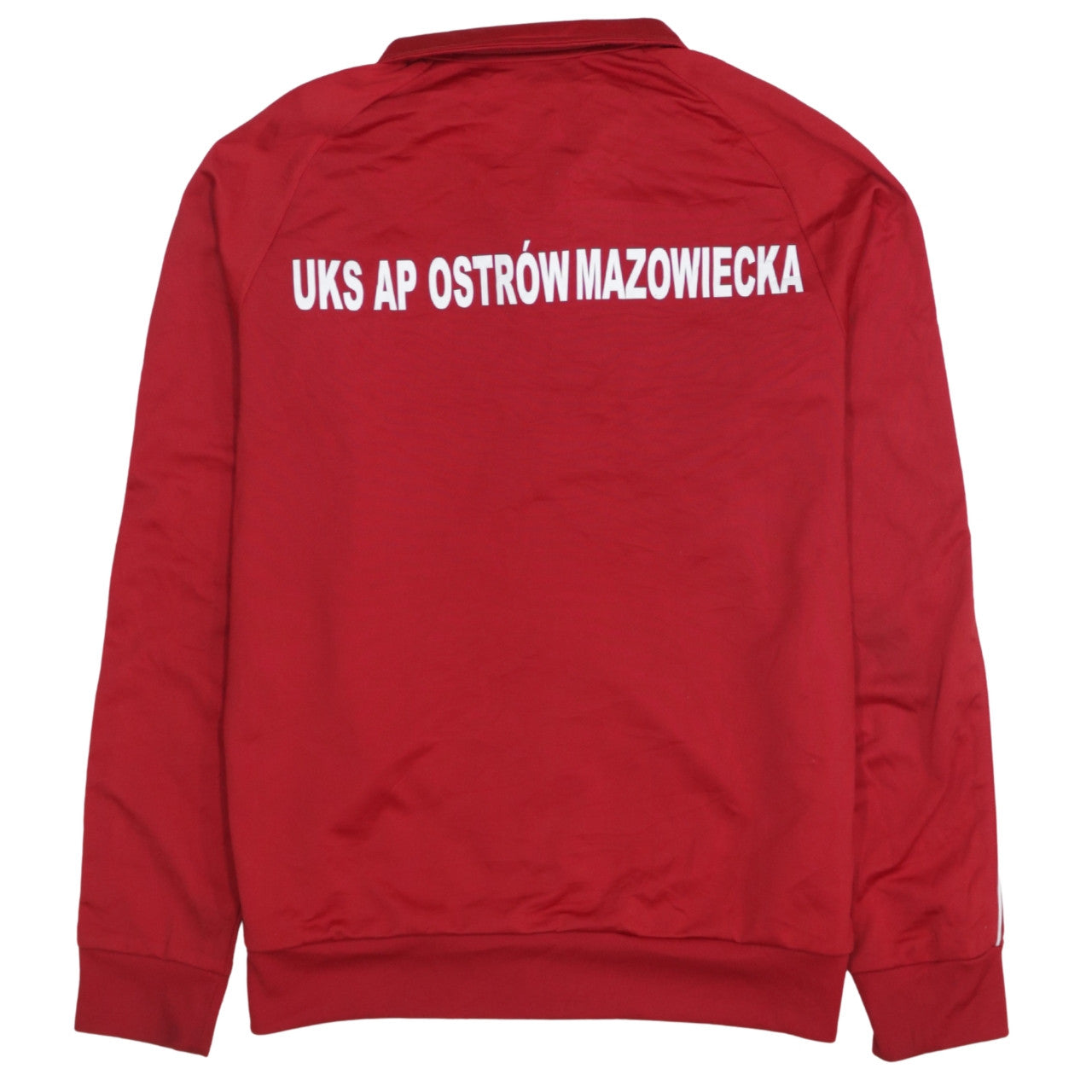 Adidas Boys Red Full Zip Football Sweatshirt 13-14 Years