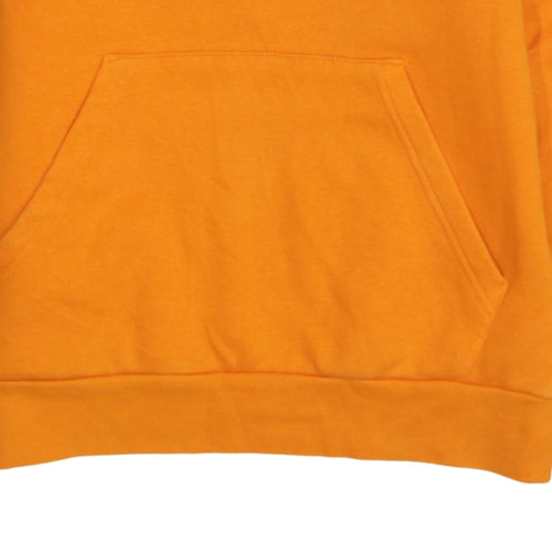 Adidas Boys Orange Pullover Hoodie 13-14 Years Regular Fit