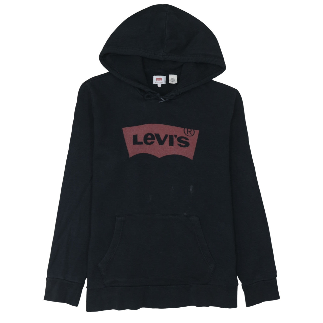 Levi's Men's Black Pullover Hoodie M Classic Logo Graphic Sweatshirt
