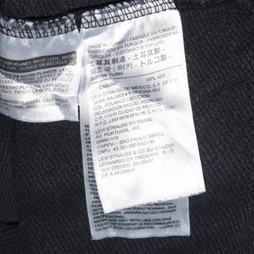 Levi's Men's Black Pullover Hoodie M Classic Logo Graphic Sweatshirt