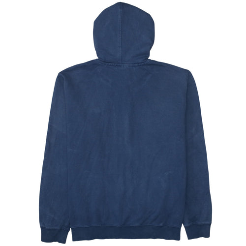 Kappa Men's Blue XL Full Zip Hoodie Cotton Blend Sweatshirt