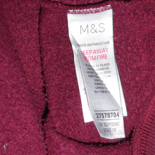 Marks and Spencer Boys Burgundy Gryffindor Pullover Hoodie 12-13 Years