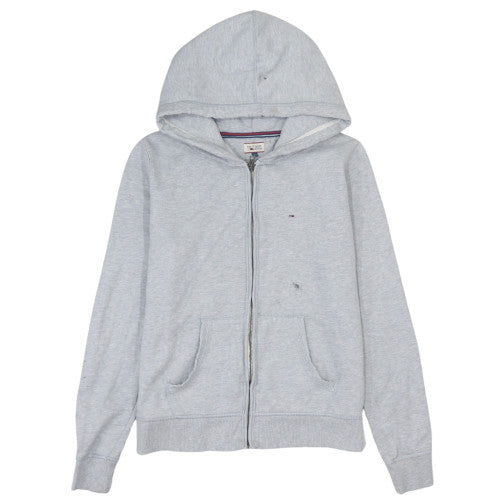 Hilfiger Denim Mens Grey Full Zip Hoodie Size L