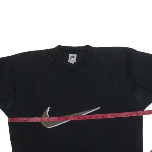 Nike Men's Black Large Classic Crew Neck Short Sleeve T-Shirt