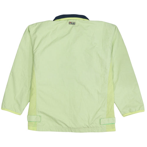 Fila Boys Green 1/4 Zip Lightweight Windbreaker Jacket 2 Years
