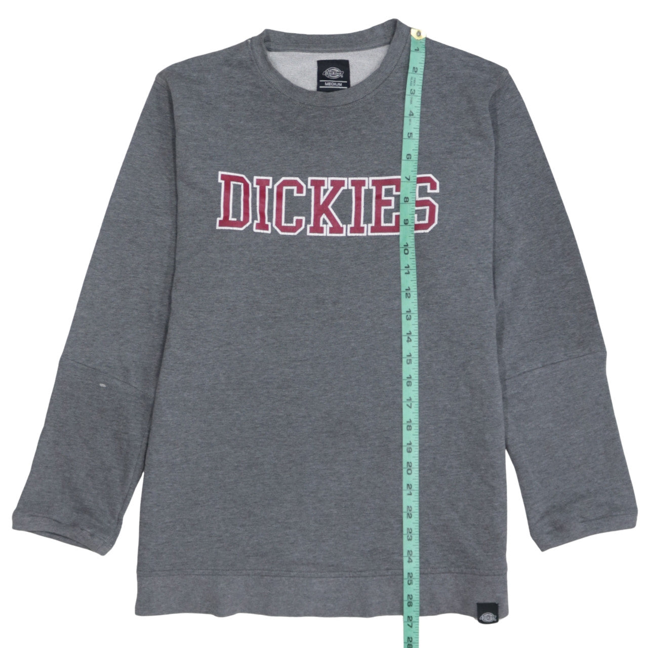 Dickies Men's Grey Logo Pullover Sweatshirt Medium