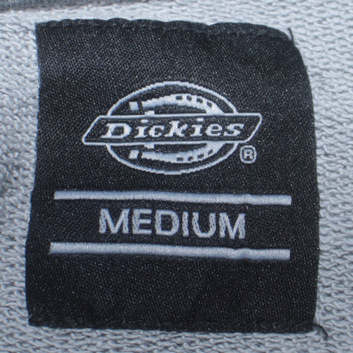 Dickies Men's Grey Logo Pullover Sweatshirt Medium
