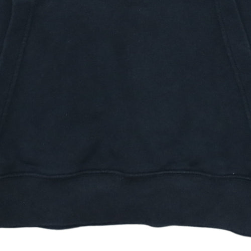 Nike Men's Black Pullover Hoodie Small Fleece Logo Sweatshirt