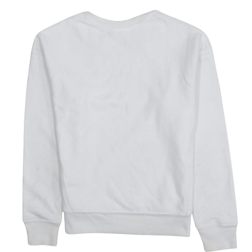 Champion Women's White Reverse Weave Sweatshirt Size S Crew Neck