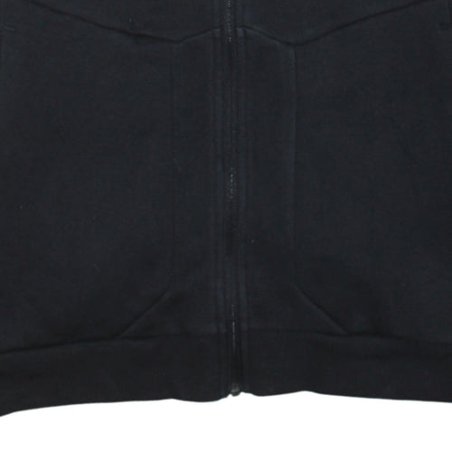 Adidas Men’s Black Full Zip Hoodie Size S Fleece Hooded Sweatshirt