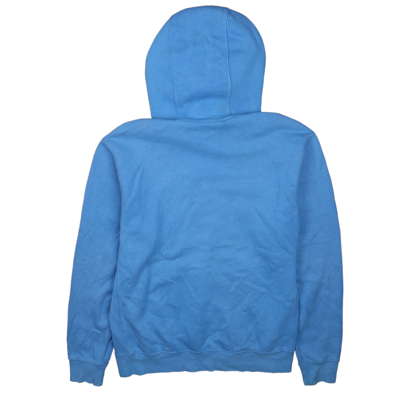 Nike Men Blue Pullover Hoodie Small Regular Fit Fleece Logo