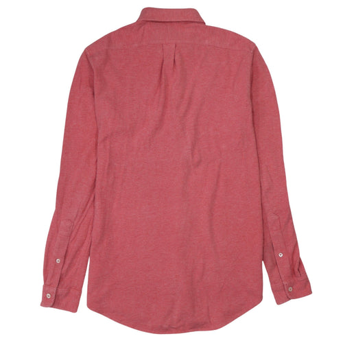 Ralph Lauren Men's Red Cotton Button-Down Shirt Size S Regular Fit