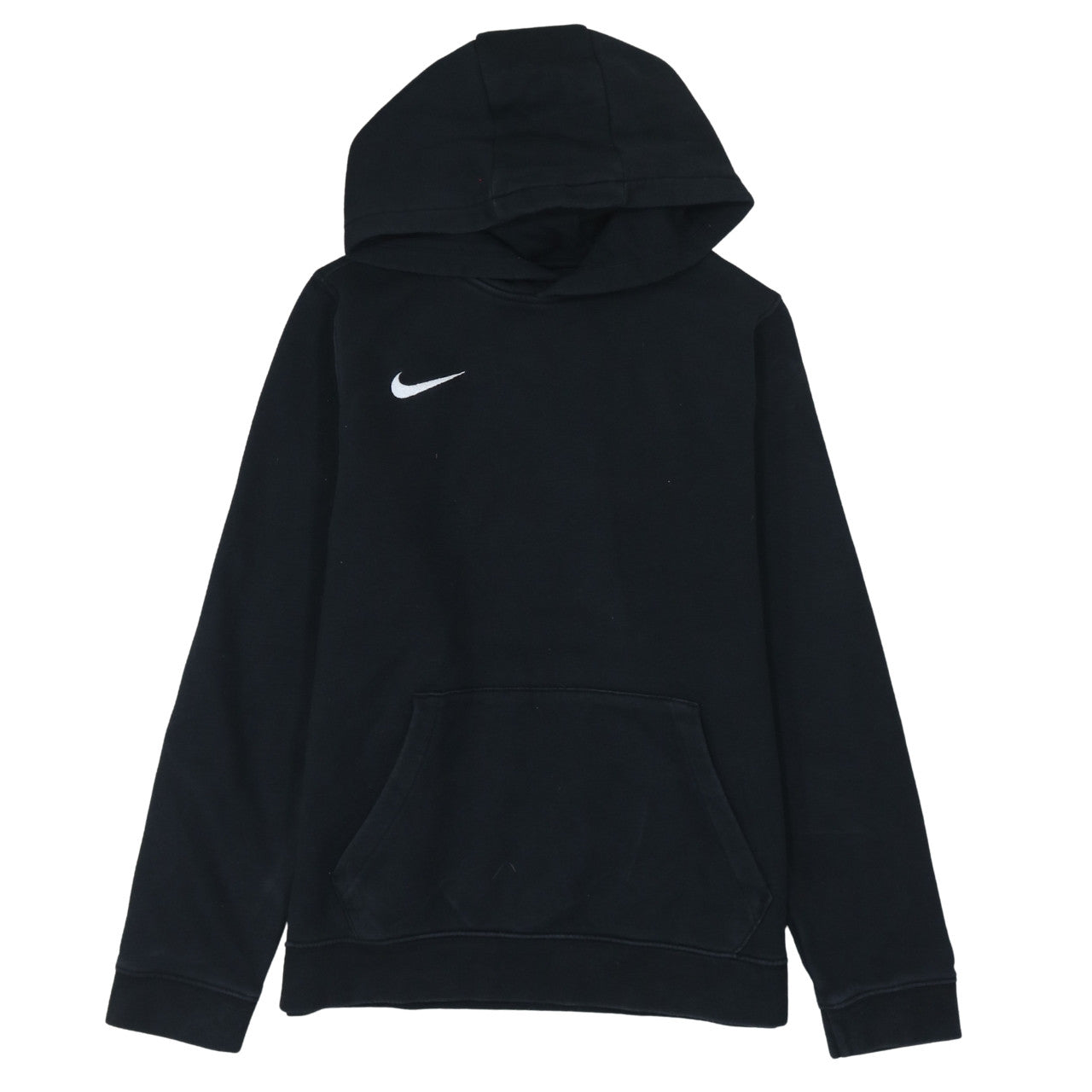Nike Boys Black XL Pullover Hoodie with Logo and Kangaroo Pocket