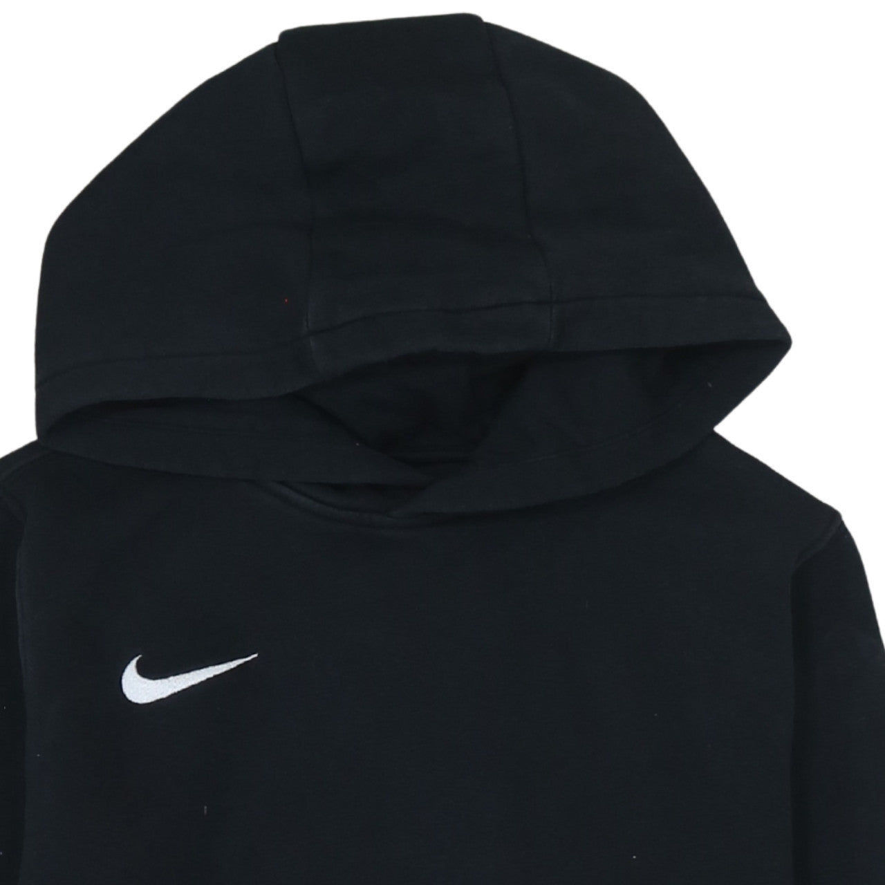 Nike Boys Black XL Pullover Hoodie with Logo and Kangaroo Pocket