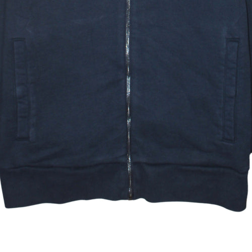 BOSS Men's Blue Full Zip Hoodie Size L Regular Fit