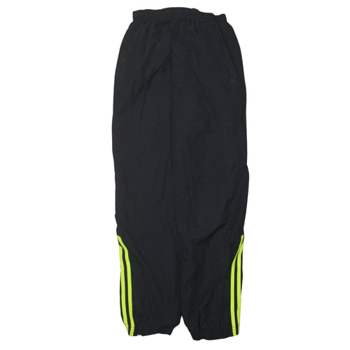 Adidas Boys Black Jogger Trousers 13-14 Years Elastic Waist Sports Pants