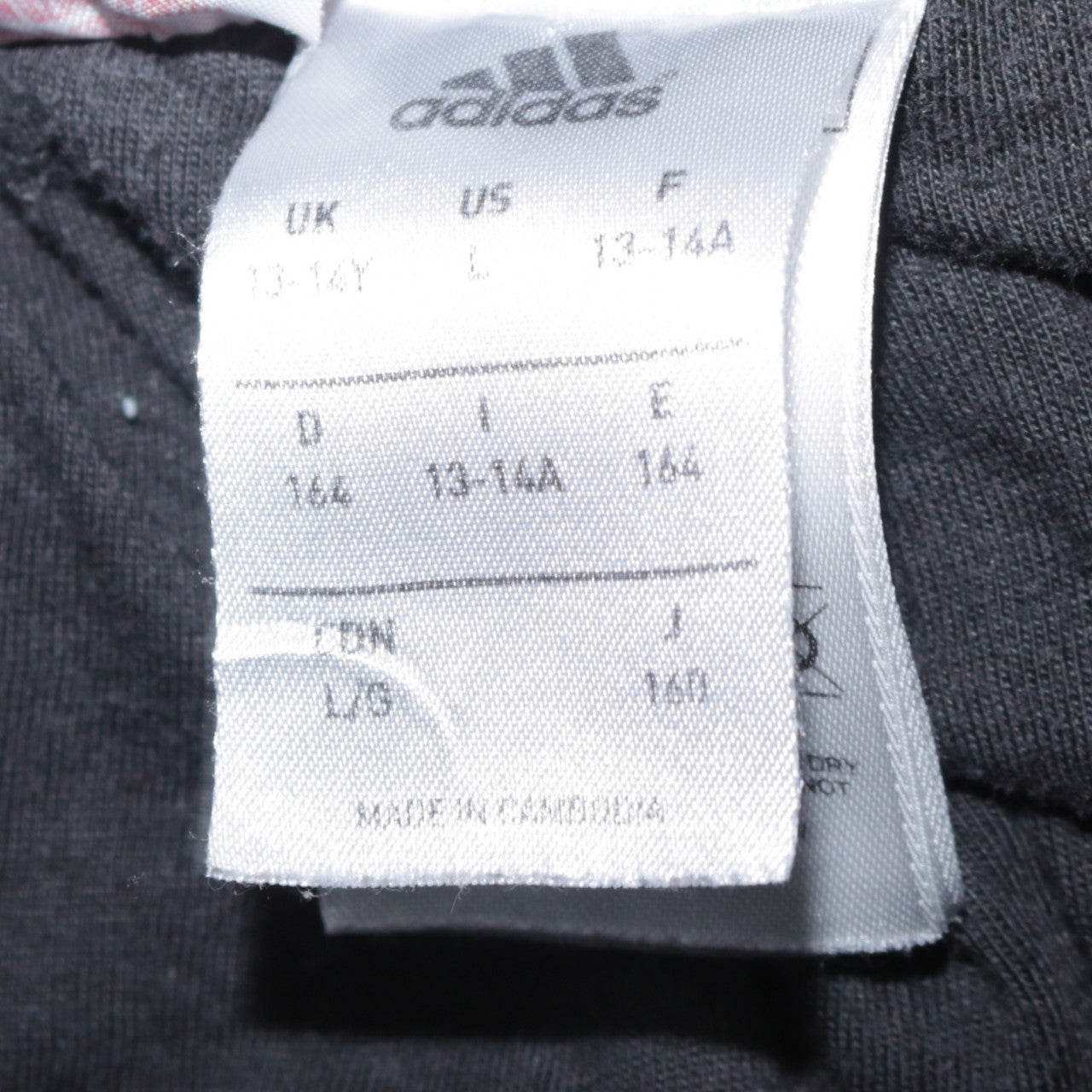 Adidas Boys Black Jogger Trousers 13-14 Years Elastic Waist Sports Pants