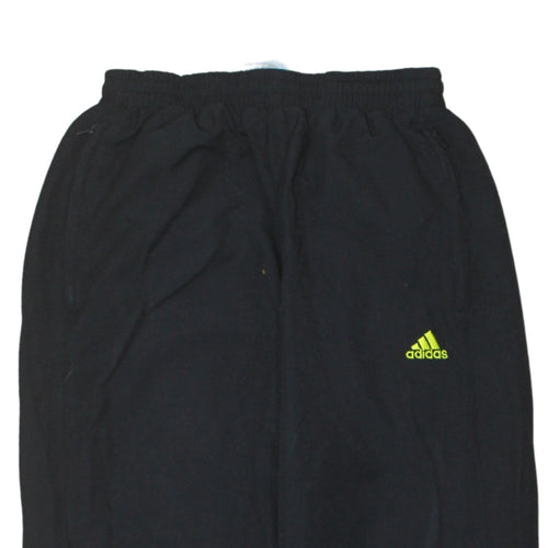 Adidas Boys Black Jogger Trousers 13-14 Years Elastic Waist Sports Pants