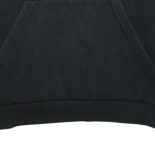 Puma Boys Black Hoodie 15-16 Years Pullover Fleece Logo Sportswear