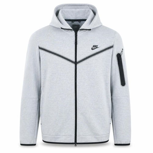 Nike Men's Grey Full Zip Hoodie XL Lightweight Athletic