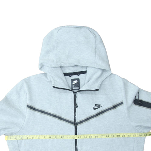 Nike Men's Grey Full Zip Hoodie XL Lightweight Athletic