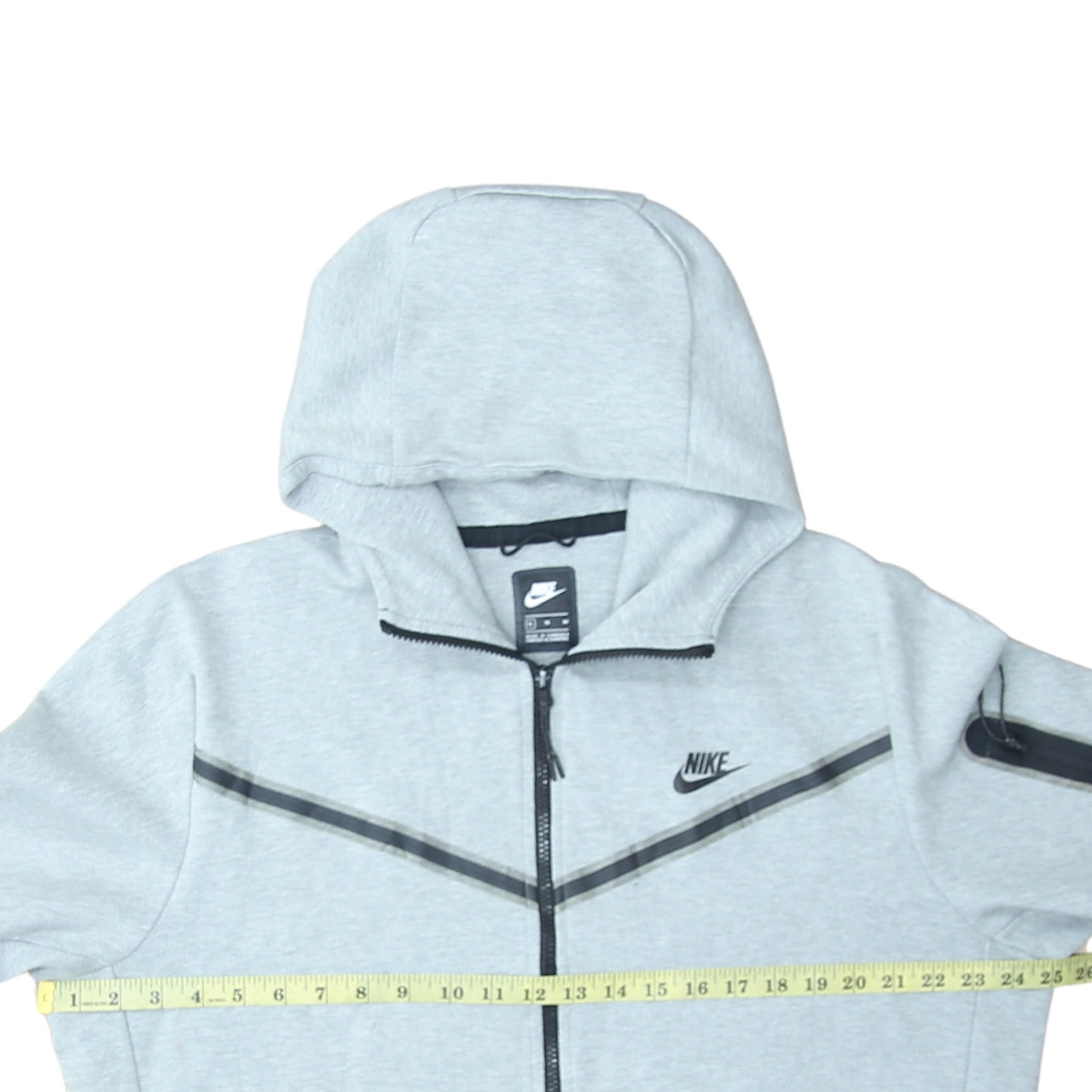 Nike Men's Grey Full Zip Hoodie XL Lightweight Athletic