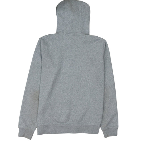 Nike Men's Grey Pullover Hoodie Size L Regular Fit Fleece Sweatshirt
