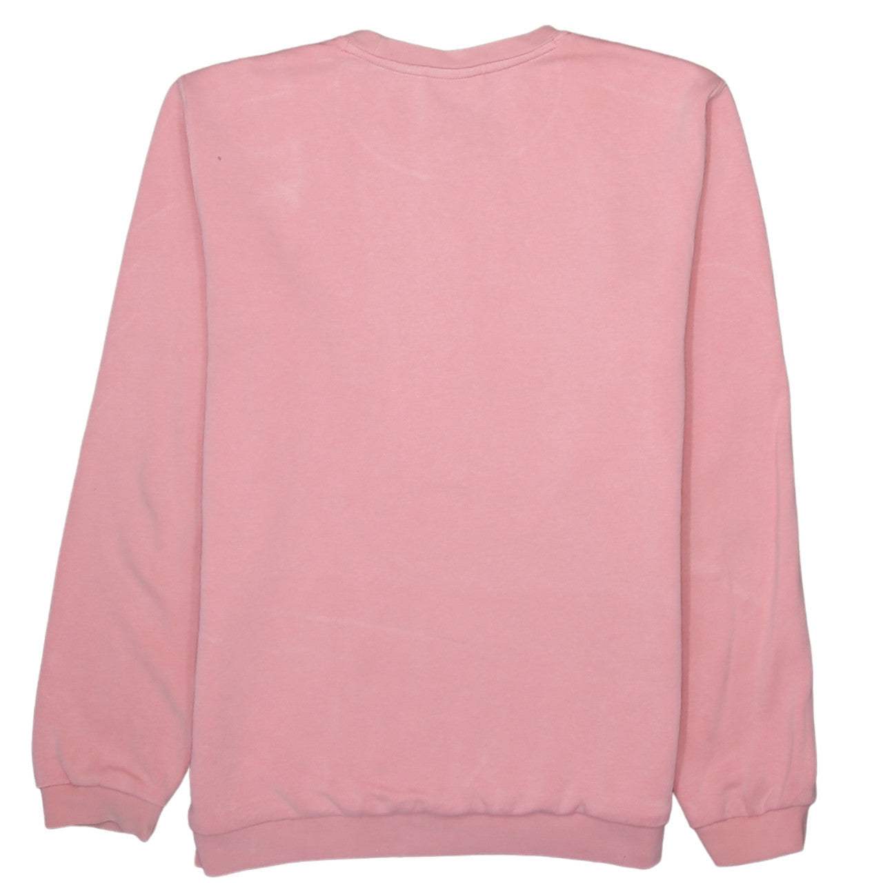 Nike Women Pink Crew Neck Pullover Sweatshirt M Cotton Blend