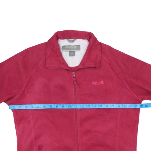 Regatta Women's Pink Fleece Full Zip Mid-Length Jacket Size 14