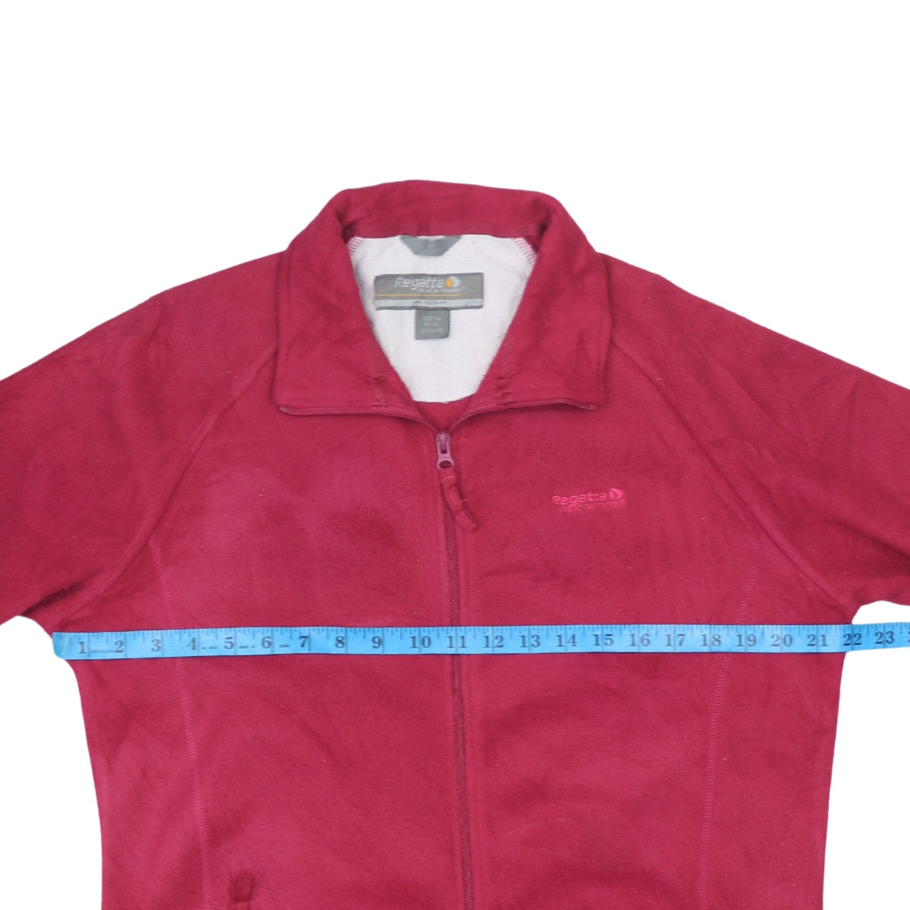 Regatta Women's Pink Fleece Full Zip Mid-Length Jacket Size 14