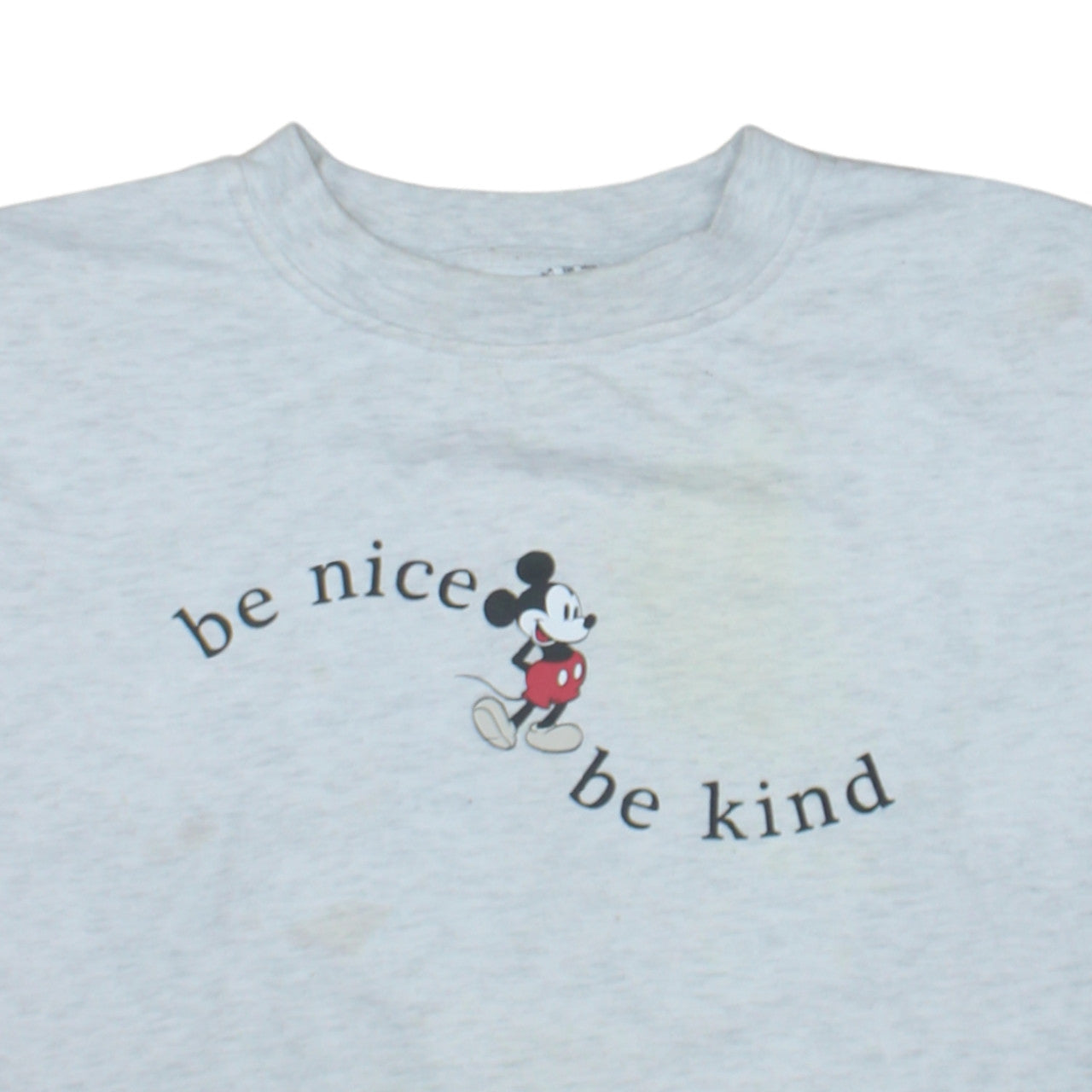 Disney Women Grey Mickey Mouse XS Pullover Sweatshirt