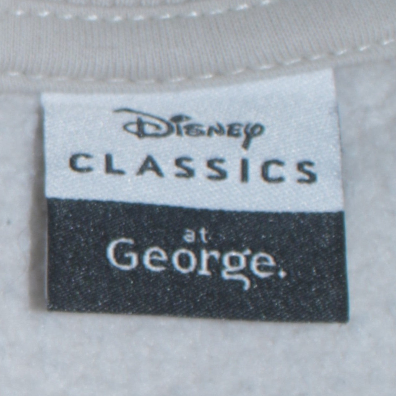 Disney Classics George Women Beige Stitch Sweatshirt XL Crew Neck