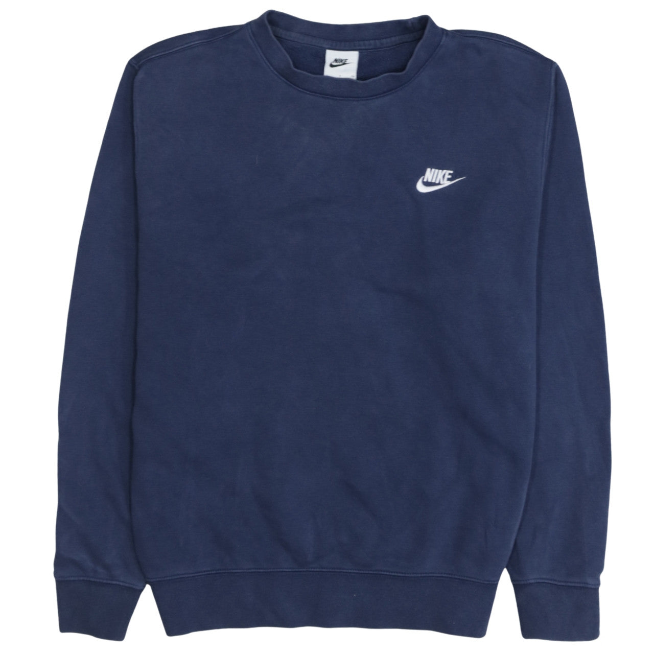 Nike Men's Blue Small Crew Neck Pullover Sweatshirt