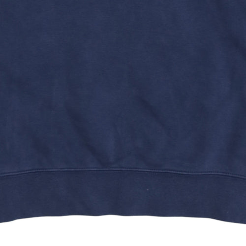 Nike Men's Blue Small Crew Neck Pullover Sweatshirt
